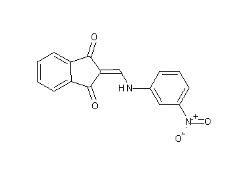 2-{[(3-nitrophenyl)amino]methylene}-1H-indene-1,3(2H)-dione