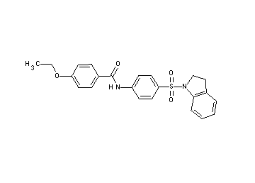 N-[4-(2,3-dihydro-1H-indol-1-ylsulfonyl)phenyl]-4-ethoxybenzamide