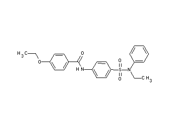 4-ethoxy-N-(4-{[ethyl(phenyl)amino]sulfonyl}phenyl)benzamide