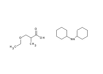 3-ethoxy-2-methylpropanoic acid - N-cyclohexylcyclohexanamine (1:1)