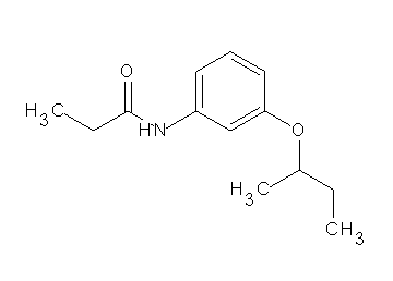N-(3-sec-butoxyphenyl)propanamide