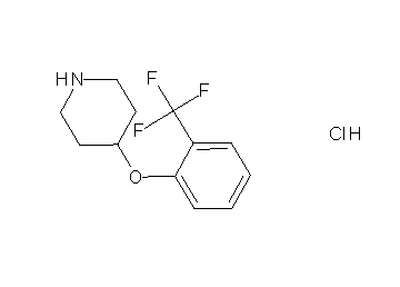 4-[2-(trifluoromethyl)phenoxy]piperidine hydrochloride