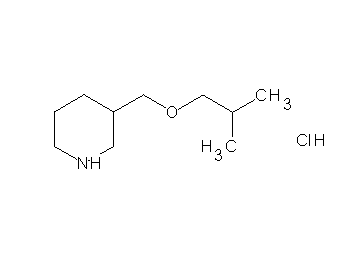 3-(isobutoxymethyl)piperidine hydrochloride