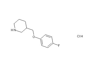 3-[(4-fluorophenoxy)methyl]piperidine hydrochloride