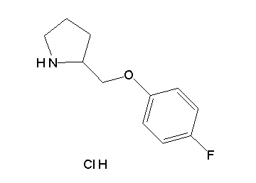 2-[(4-fluorophenoxy)methyl]pyrrolidine hydrochloride