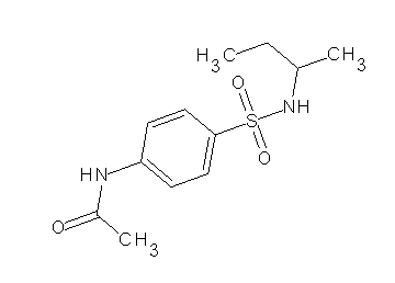 N-{4-[(sec-butylamino)sulfonyl]phenyl}acetamide