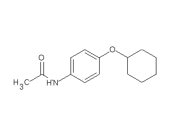 N-[4-(cyclohexyloxy)phenyl]acetamide