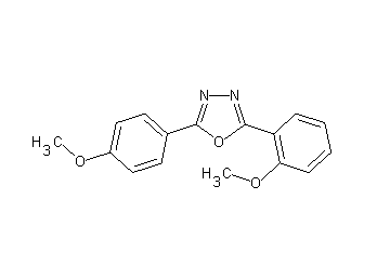 2-(2-methoxyphenyl)-5-(4-methoxyphenyl)-1,3,4-oxadiazole