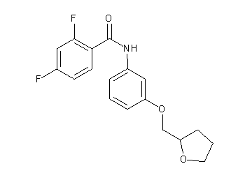2,4-difluoro-N-[3-(tetrahydro-2-furanylmethoxy)phenyl]benzamide - Click Image to Close