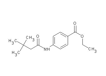 ethyl 4-[(3,3-dimethylbutanoyl)amino]benzoate
