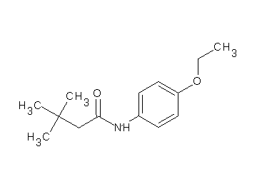 N-(4-ethoxyphenyl)-3,3-dimethylbutanamide N-(4-ethoxyphenyl)-3,3-dimethylbutanamide