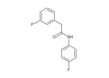 2-(3-fluorophenyl)-N-(4-fluorophenyl)acetamide