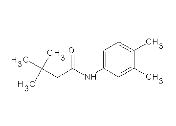 N-(3,4-dimethylphenyl)-3,3-dimethylbutanamide N-(3,4-dimethylphenyl)-3,3-dimethylbutanamide