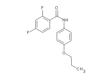 2,4-difluoro-N-(4-propoxyphenyl)benzamide