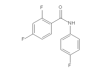 2,4-difluoro-N-(4-fluorophenyl)benzamide