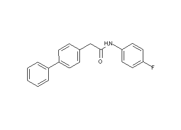 2-(4-biphenylyl)-N-(4-fluorophenyl)acetamide