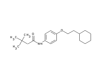 N-[4-(2-cyclohexylethoxy)phenyl]-3,3-dimethylbutanamide