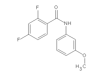 2,4-difluoro-N-(3-methoxyphenyl)benzamide