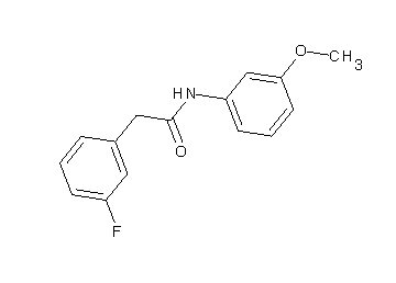 2-(3-fluorophenyl)-N-(3-methoxyphenyl)acetamide