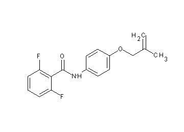 2,6-difluoro-N-{4-[(2-methyl-2-propen-1-yl)oxy]phenyl}benzamide