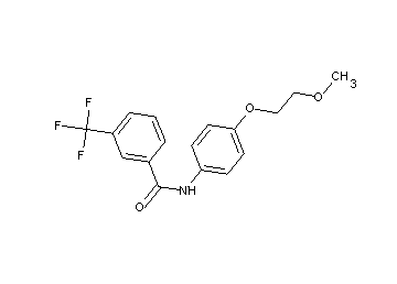 N-[4-(2-methoxyethoxy)phenyl]-3-(trifluoromethyl)benzamide