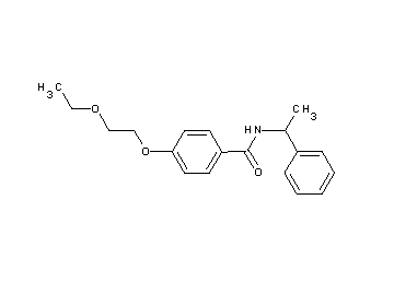 4-(2-ethoxyethoxy)-N-(1-phenylethyl)benzamide