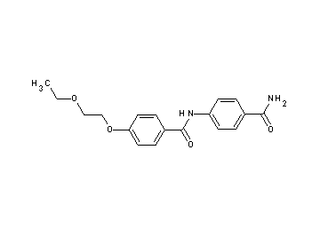 N-[4-(aminocarbonyl)phenyl]-4-(2-ethoxyethoxy)benzamide