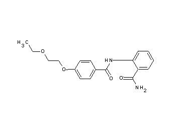 2-{[4-(2-ethoxyethoxy)benzoyl]amino}benzamide