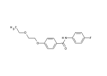 4-(2-ethoxyethoxy)-N-(4-fluorophenyl)benzamide