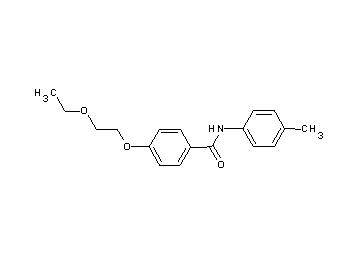 4-(2-ethoxyethoxy)-N-(4-methylphenyl)benzamide