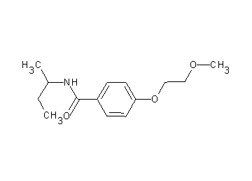 N-(sec-butyl)-4-(2-methoxyethoxy)benzamide