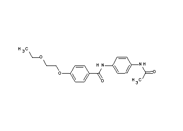 N-[4-(acetylamino)phenyl]-4-(2-ethoxyethoxy)benzamide