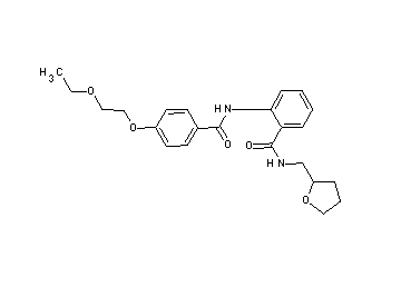 2-{[4-(2-ethoxyethoxy)benzoyl]amino}-N-(tetrahydro-2-furanylmethyl)benzamide - Click Image to Close