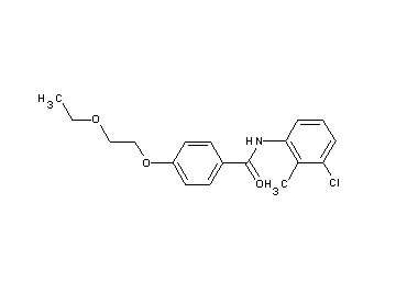 N-(3-chloro-2-methylphenyl)-4-(2-ethoxyethoxy)benzamide