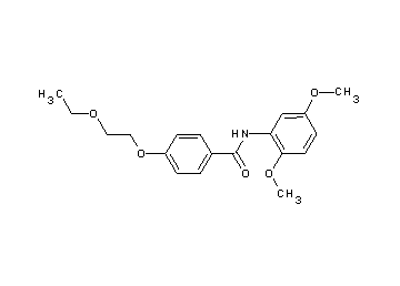 N-(2,5-dimethoxyphenyl)-4-(2-ethoxyethoxy)benzamide