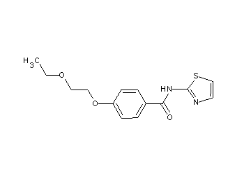 4-(2-ethoxyethoxy)-N-1,3-thiazol-2-ylbenzamide