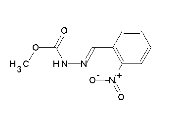 methyl 2-(2-nitrobenzylidene)hydrazinecarboxylate