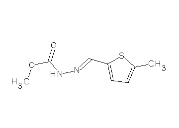 methyl 2-[(5-methyl-2-thienyl)methylene]hydrazinecarboxylate