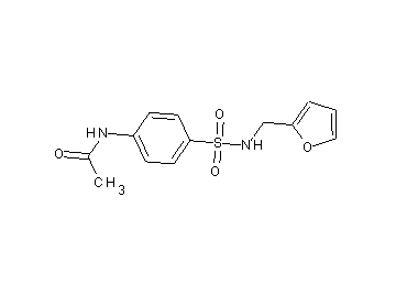 N-(4-{[(2-furylmethyl)amino]sulfonyl}phenyl)acetamide