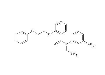 N-ethyl-N-(3-methylphenyl)-2-(2-phenoxyethoxy)benzamide