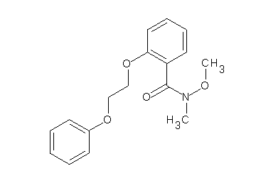 N-methoxy-N-methyl-2-(2-phenoxyethoxy)benzamide