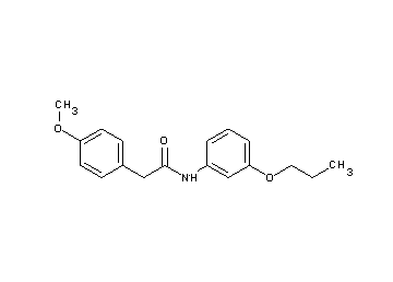 2-(4-methoxyphenyl)-N-(3-propoxyphenyl)acetamide