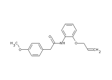 N-[2-(allyloxy)phenyl]-2-(4-methoxyphenyl)acetamide