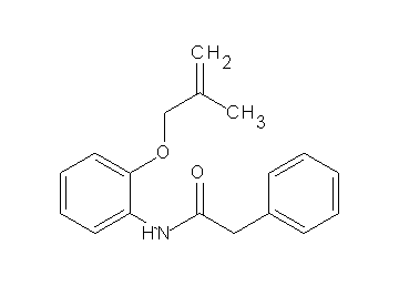 N-{2-[(2-methyl-2-propen-1-yl)oxy]phenyl}-2-phenylacetamide