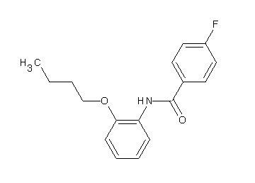 N-(2-butoxyphenyl)-4-fluorobenzamide