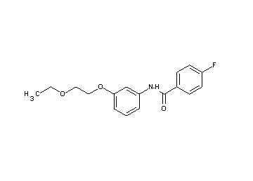 N-[3-(2-ethoxyethoxy)phenyl]-4-fluorobenzamide