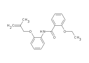 2-ethoxy-N-{2-[(2-methyl-2-propen-1-yl)oxy]phenyl}benzamide