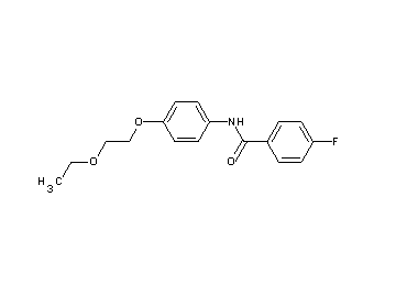 N-[4-(2-ethoxyethoxy)phenyl]-4-fluorobenzamide