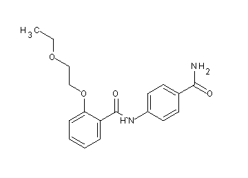 N-[4-(aminocarbonyl)phenyl]-2-(2-ethoxyethoxy)benzamide