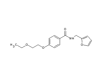 4-(2-ethoxyethoxy)-N-(2-furylmethyl)benzamide